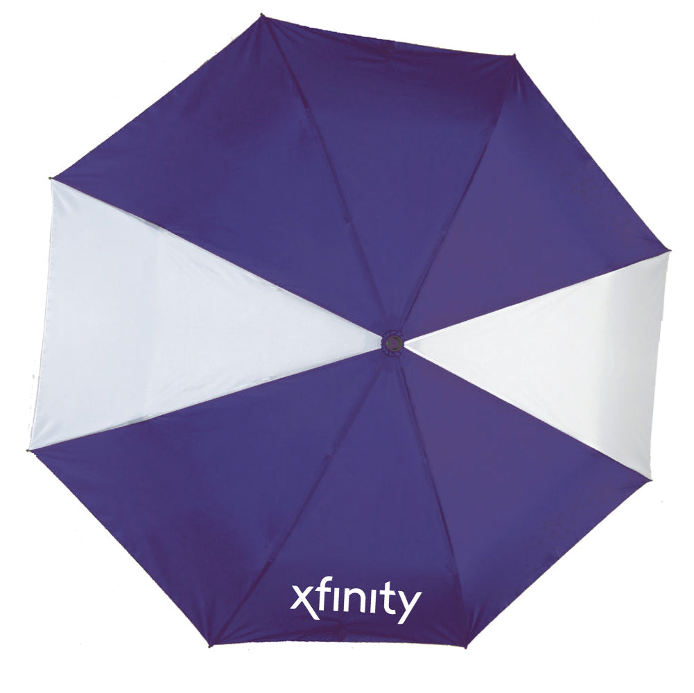 Xfinity Two-Tone Folding Umbrella