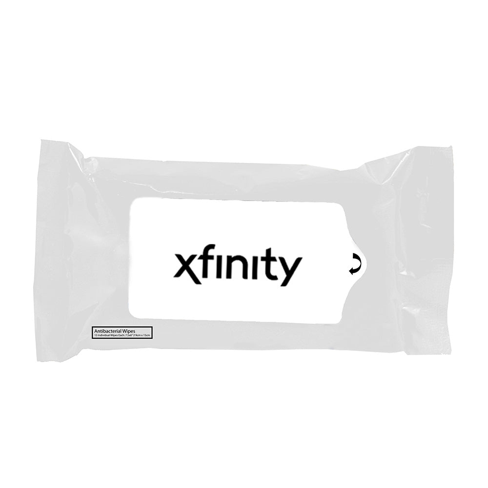 Xfinity Antibacterial Travel Wipes