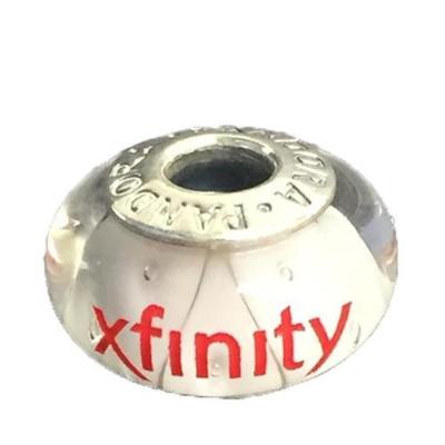 PANDORA Murano Xfinty Silver and Glass Charm