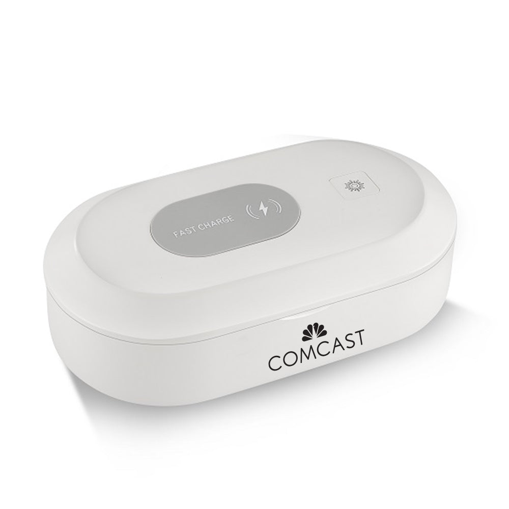Comcast UV Phone Sterilizer with 15W Fast Wireless Charging Pad