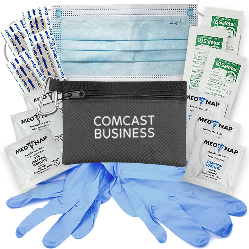 Comcast Business Personal Wellness Zip Tote Kit