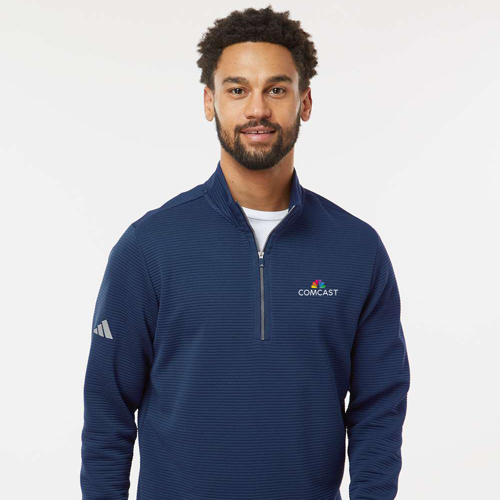 Adidas Comcast Men's Spacer Quarter-Zip Pullover