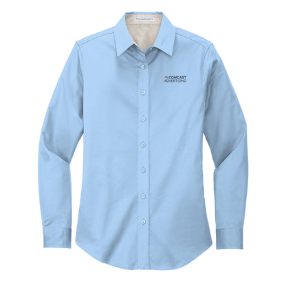 Comcast Advertising Women's Easy-Care Poplin Shirt