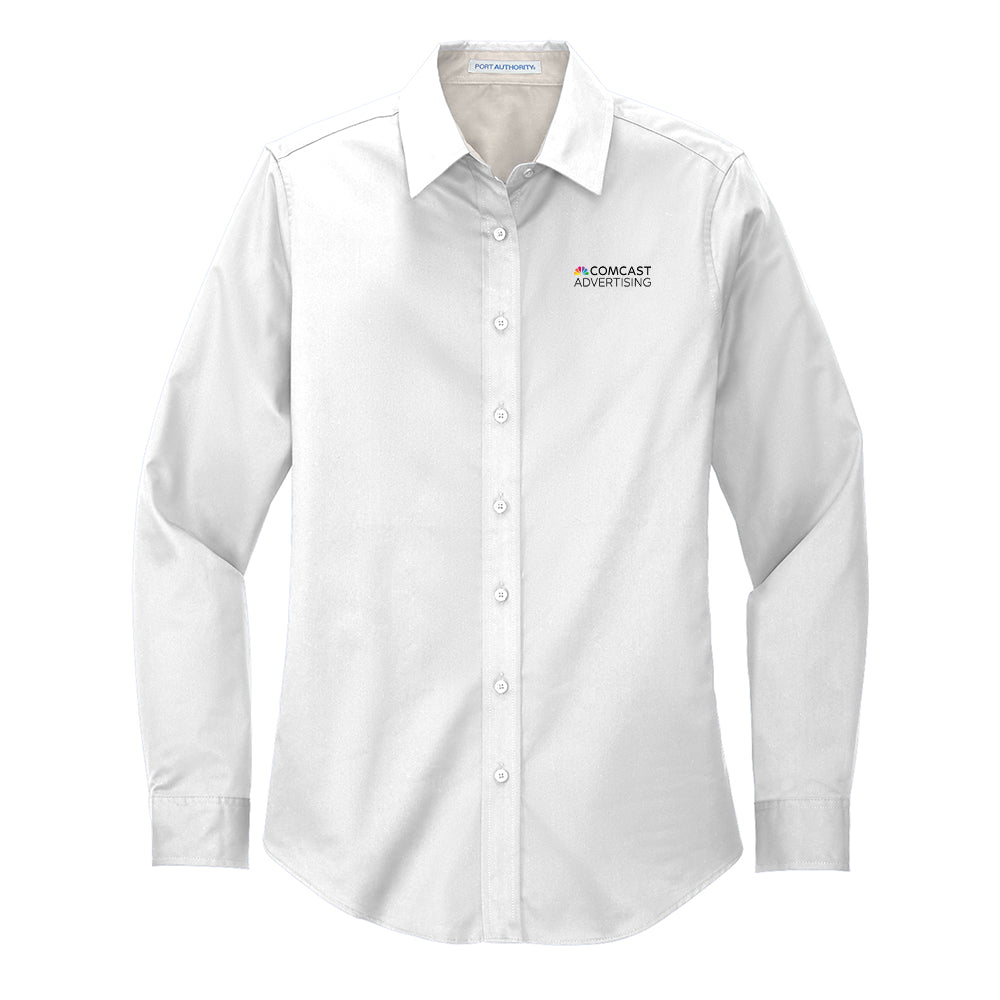 Comcast Advertising Women's Easy-Care Poplin Shirt