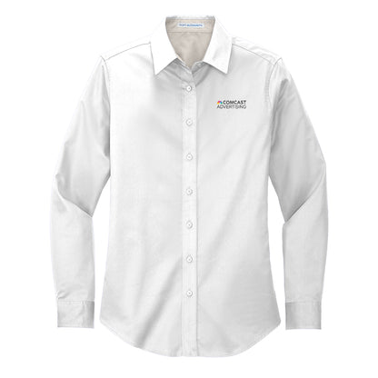 Comcast Advertising Women's Easy-Care Poplin Shirt