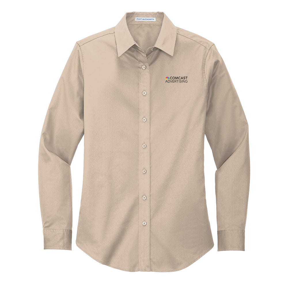 Comcast Advertising Women's Easy-Care Poplin Shirt