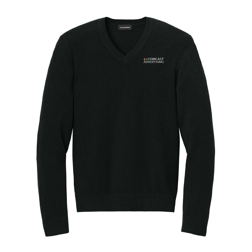 Comcast Advertising Men's Easy Care V-Neck Sweater