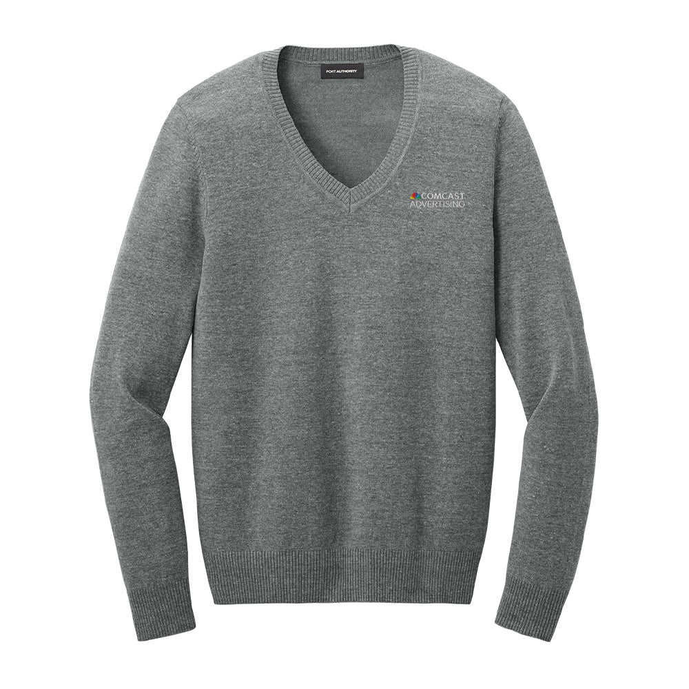 Comcast Advertising Women's Easy Care V-Neck Sweater