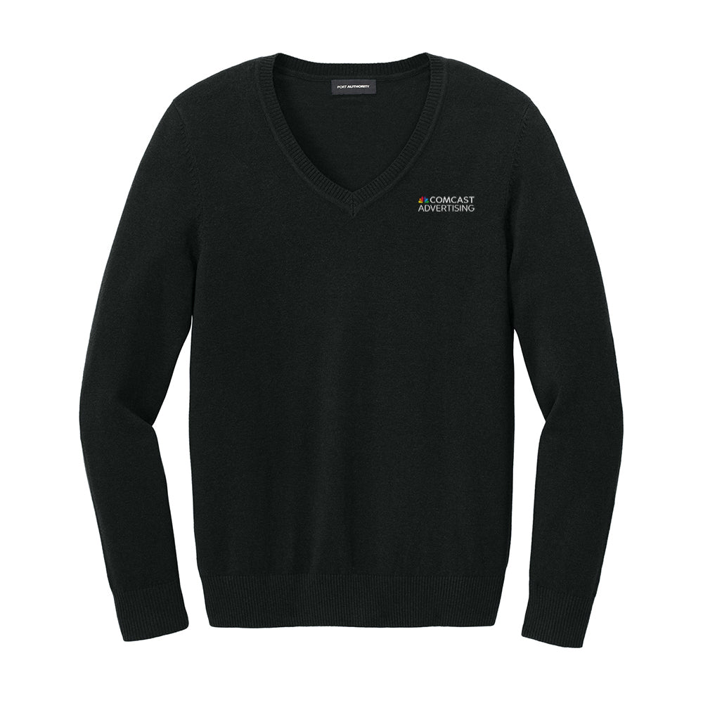 Comcast Advertising Women's Easy Care V-Neck Sweater