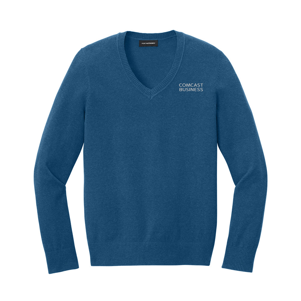 Comcast Business Women's Easy Care V-Neck Sweater