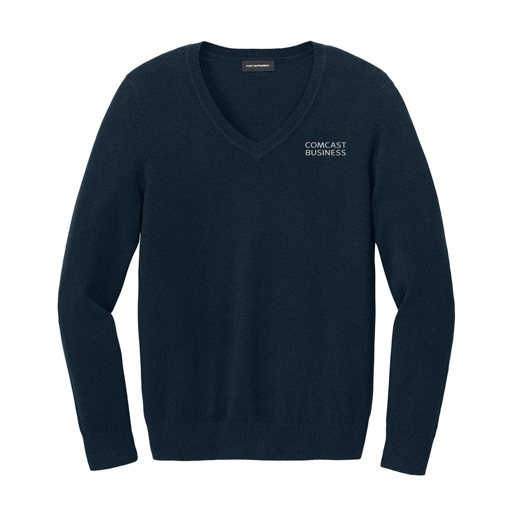 Comcast Business Women's Easy Care V-Neck Sweater
