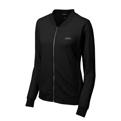 Women's French Terry Lightweight Bomber Jacket