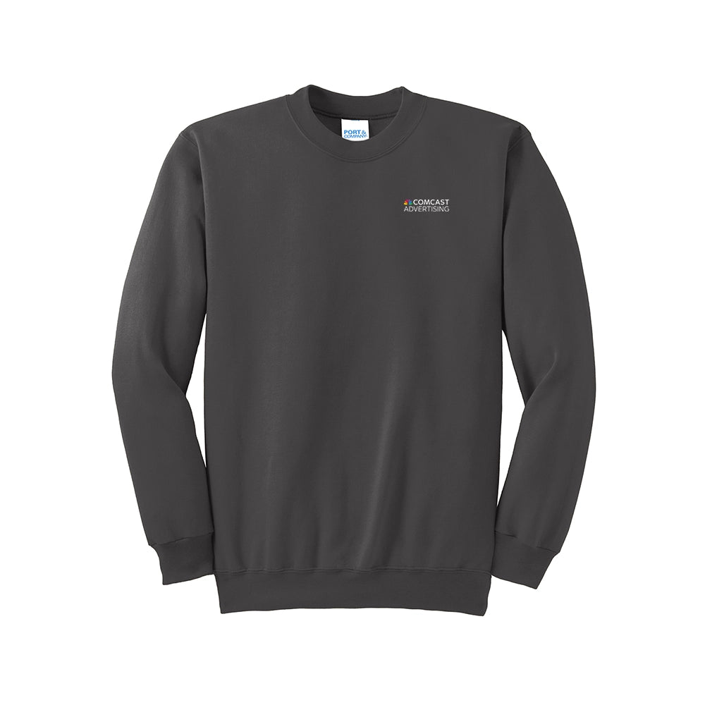 Comcast Advertising Unisex Fleece Crewneck Sweatshirt