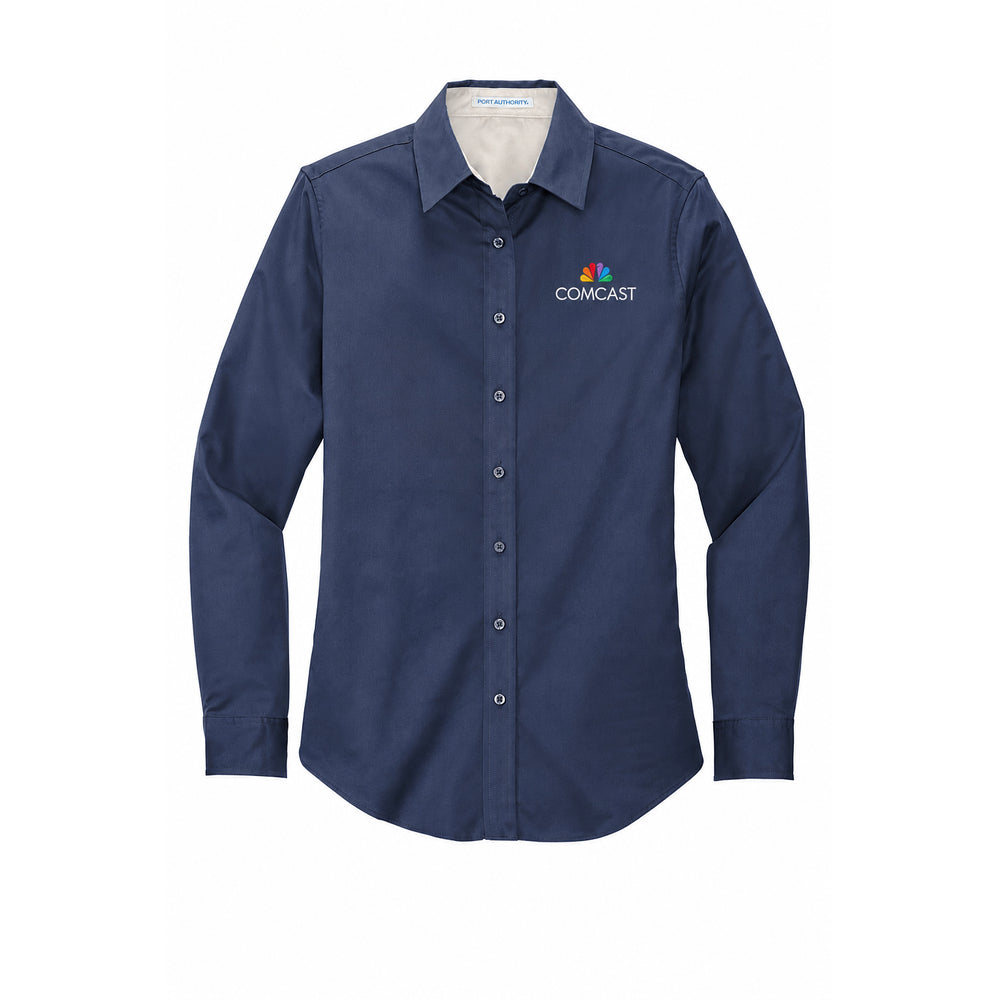 Comcast Women's Easy-Care Poplin Shirt