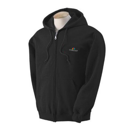 50/50 Cotton Hoodie With Full Zip