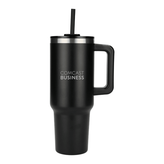 Comcast Business Pinnacle 40 oz Vacuum Tumbler w/ Straw