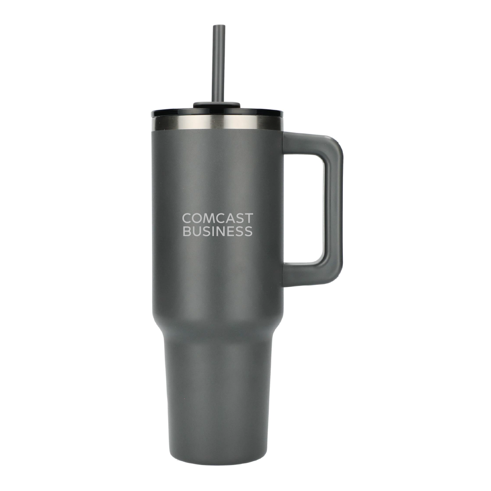Comcast Business Pinnacle 40 oz Vacuum Tumbler w/ Straw