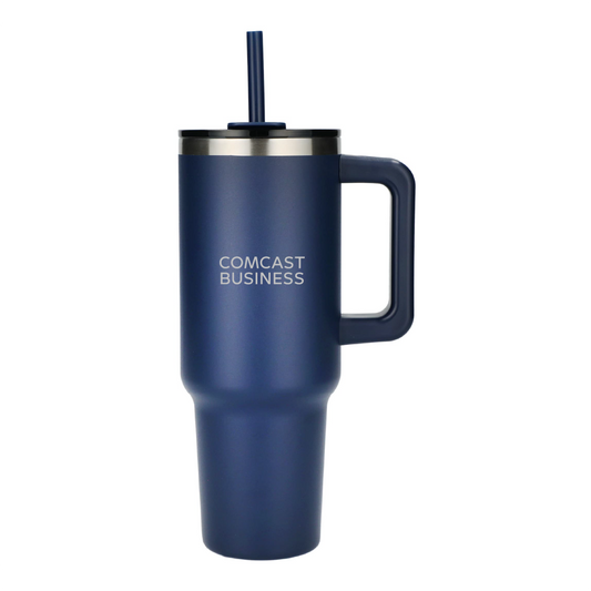 Comcast Business Pinnacle 40 oz Vacuum Tumbler w/ Straw