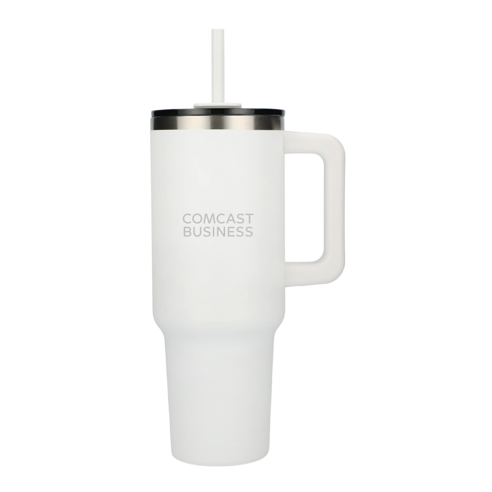 Comcast Business Pinnacle 40 oz Vacuum Tumbler w/ Straw