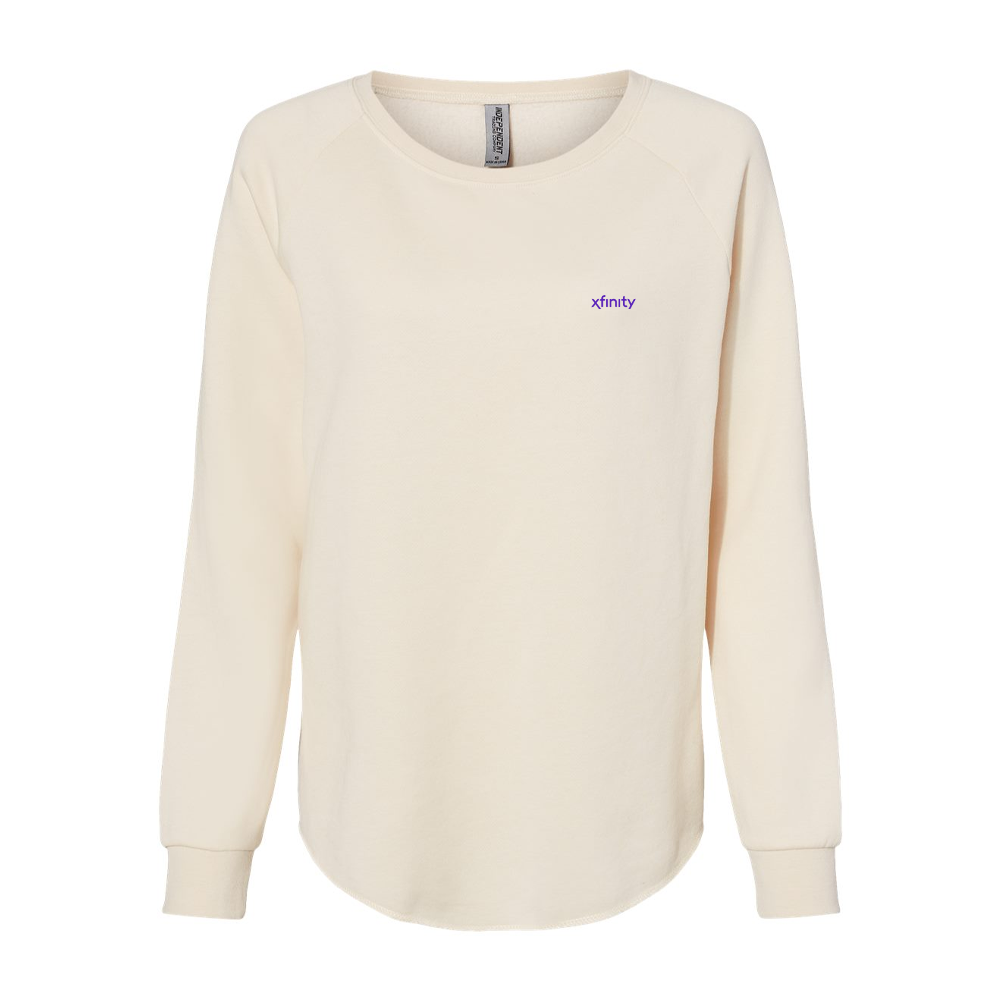Xfinity Women's California Wave Wash Crewneck