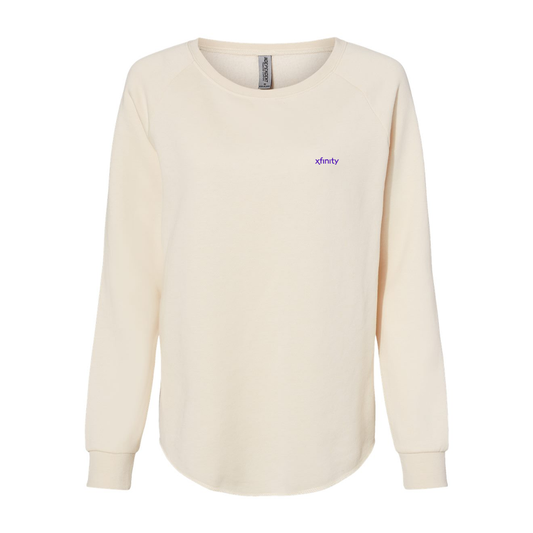 Xfinity Women's California Wave Wash Crewneck