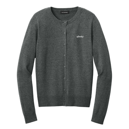 Easy Care XFinity Women's Crewneck Cardigan Sweater