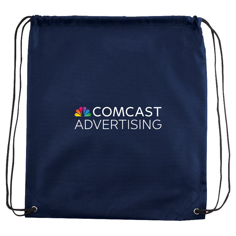 Comcast Advertising Polyester Drawstring Bag
