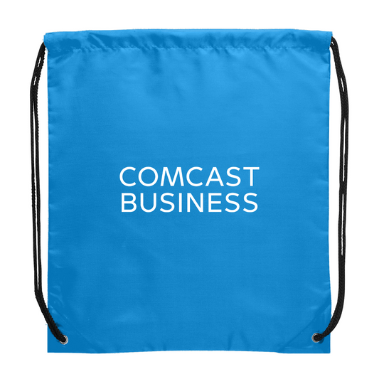 Comcast Business Polyester Drawstring Bag