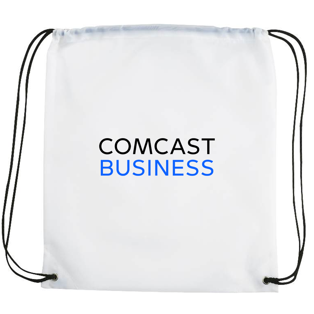 Comcast Business Polyester Drawstring Bag