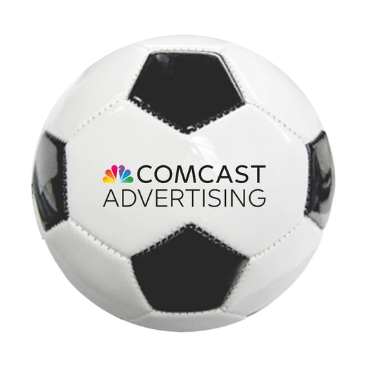 Comcast Advertising Mini Synthetic Leather Soccer Ball