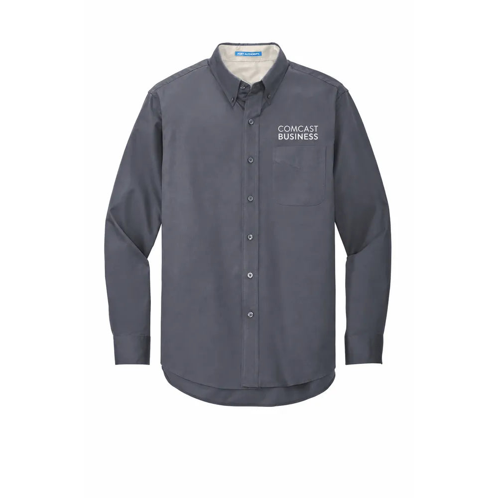 Comcast Business Men's Easy-Care Poplin Shirt