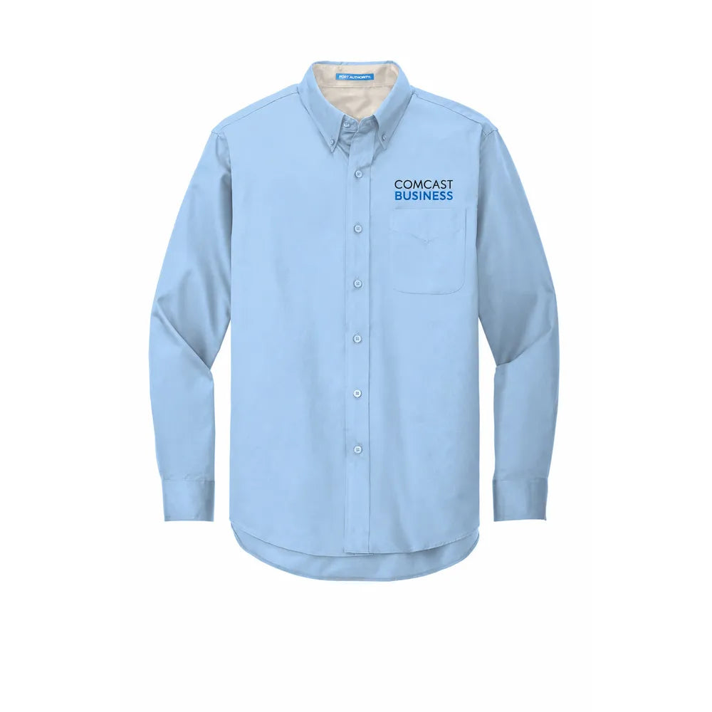 Comcast Business Men's Easy-Care Poplin Shirt