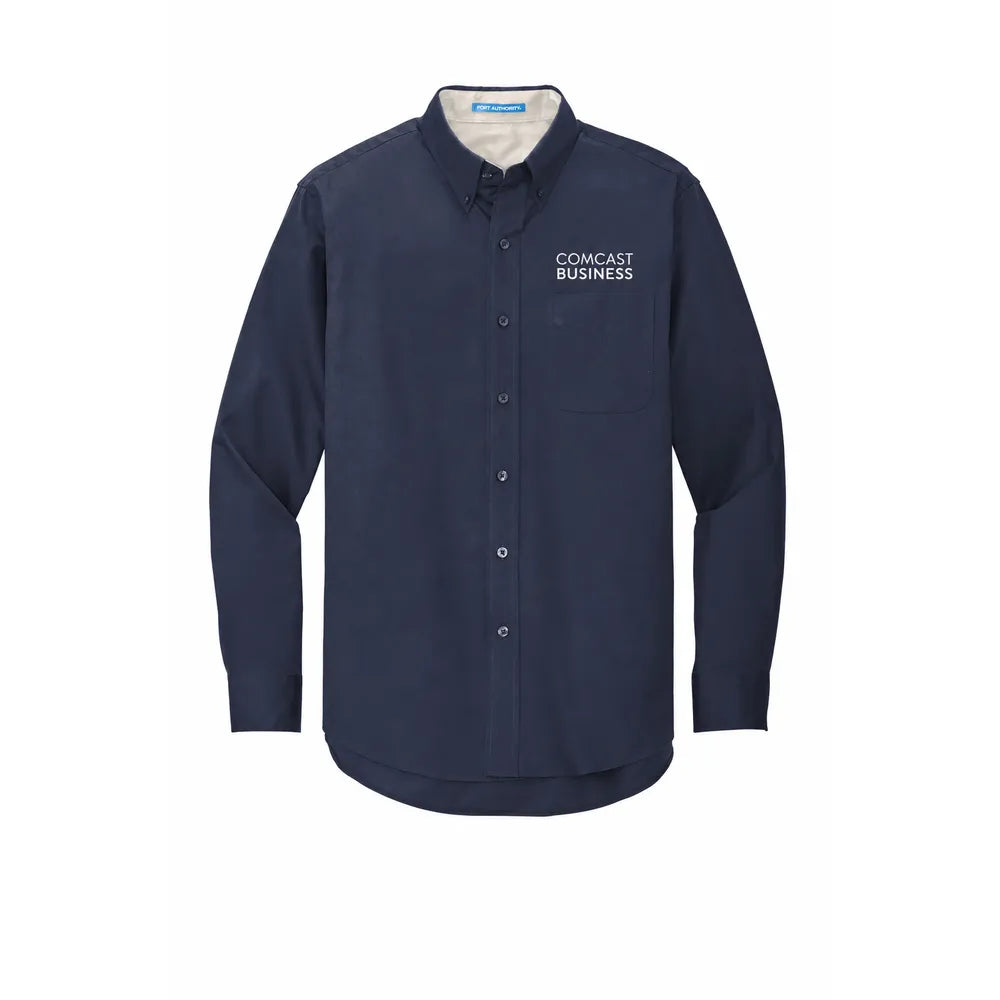 Comcast Business Men's Easy-Care Poplin Shirt