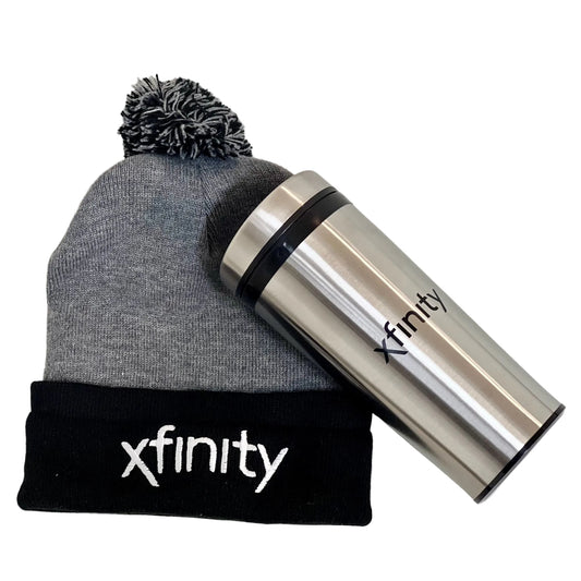 Xfinity Knit Cap + Tumbler Gift Set