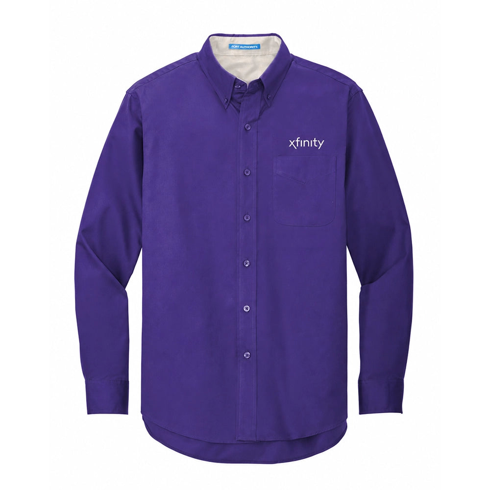 Xfinity Men's Easy-Care Poplin Shirt