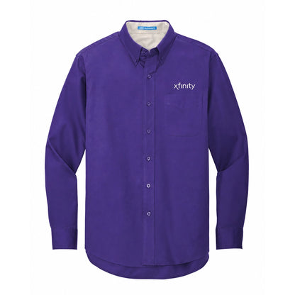 Xfinity Men's Easy-Care Poplin Shirt