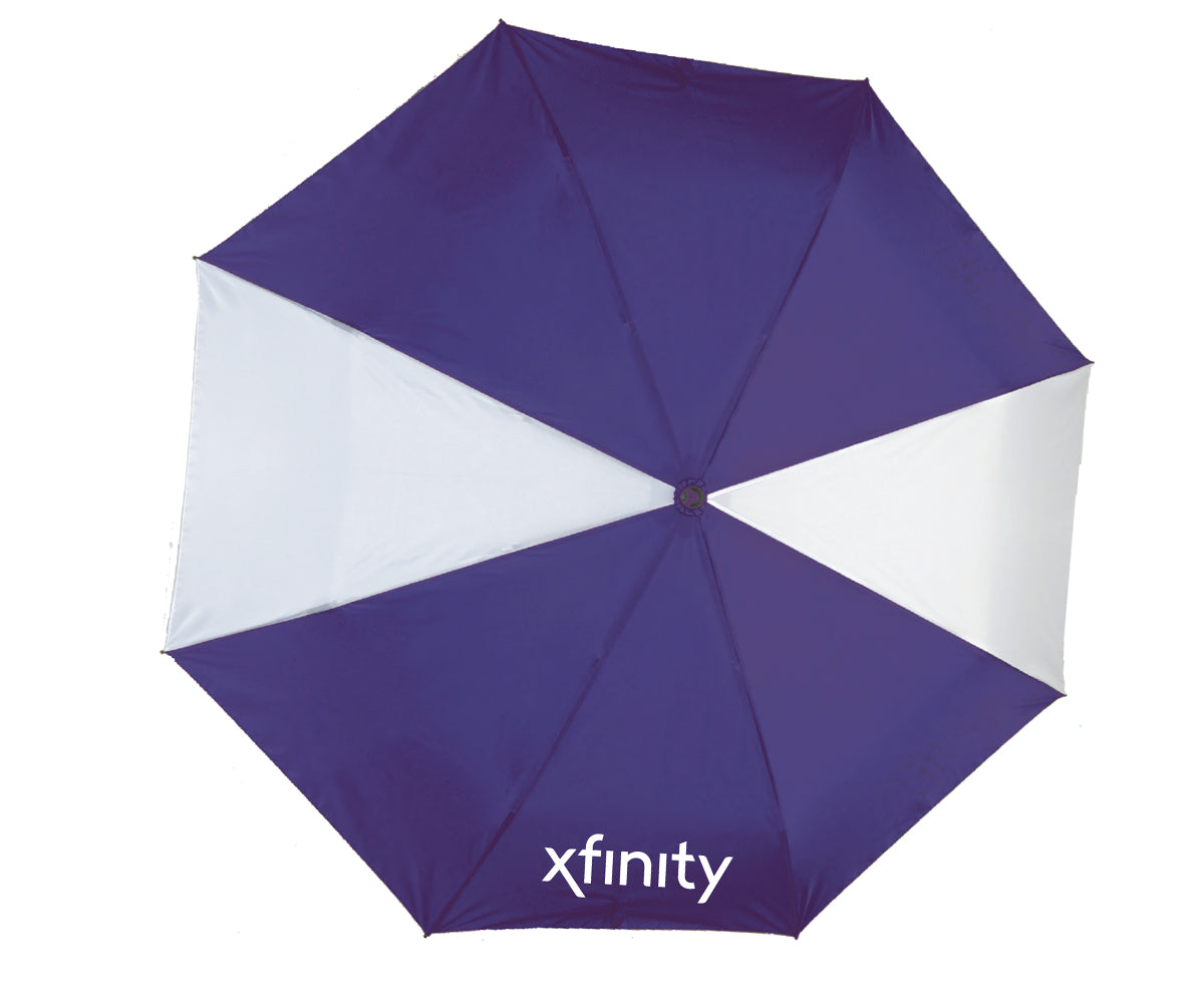 Xfinity Two-Tone Folding Umbrella