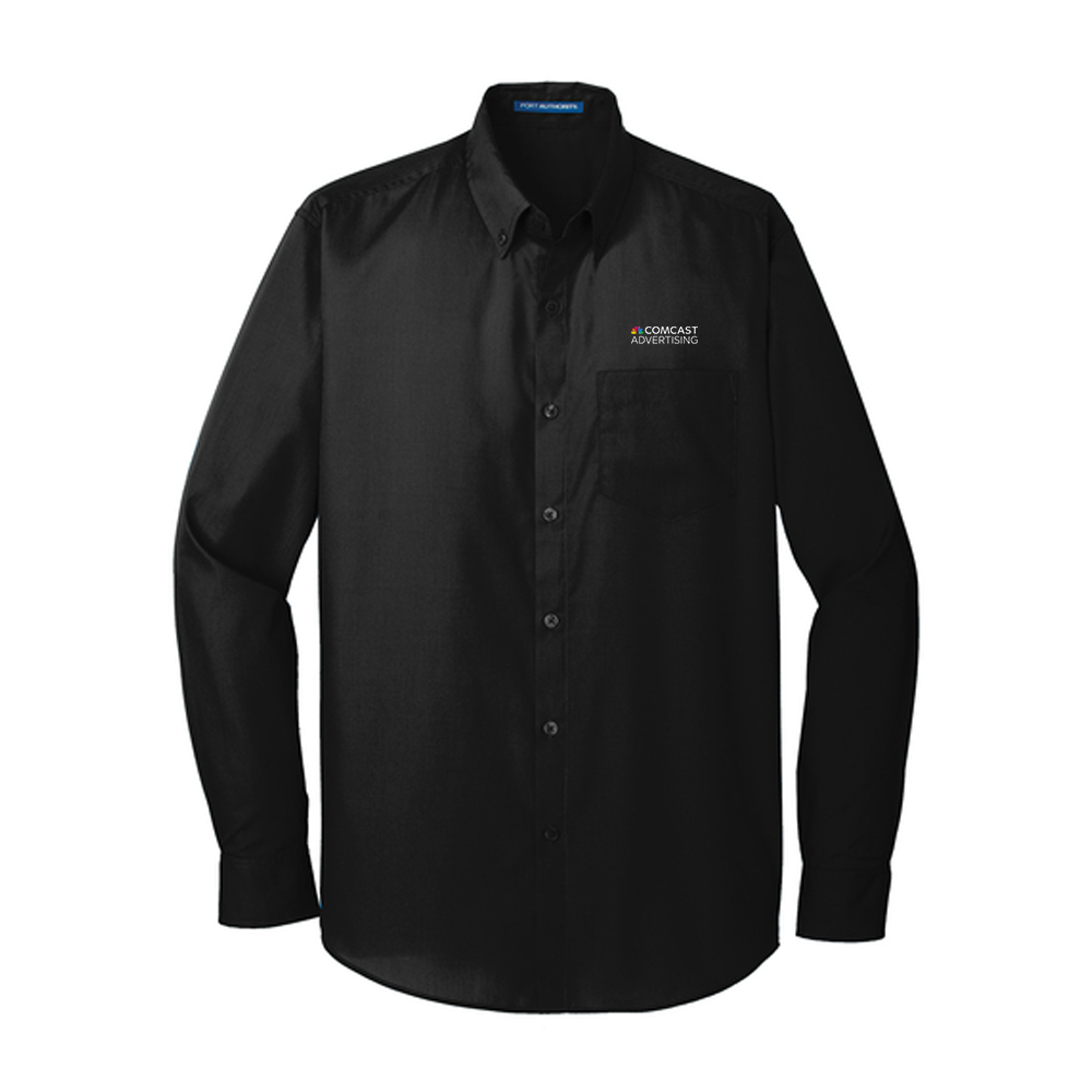 Comcast Advertising Port Authority Long Sleeve Poplin Shirt