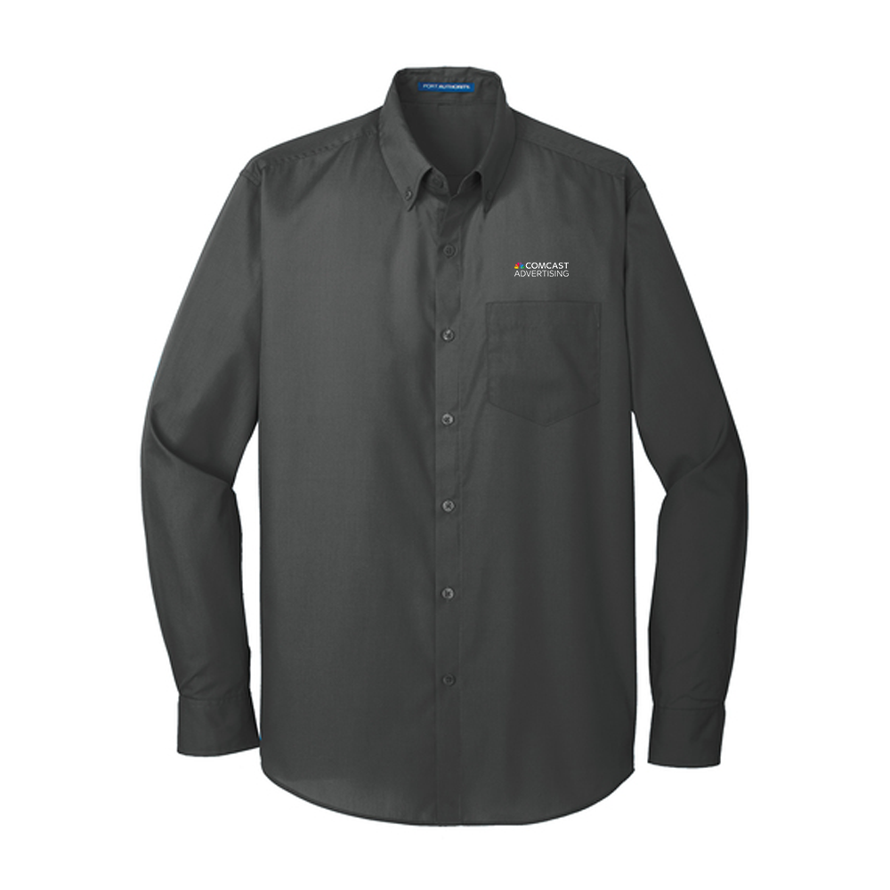Comcast Advertising Port Authority Long Sleeve Poplin Shirt