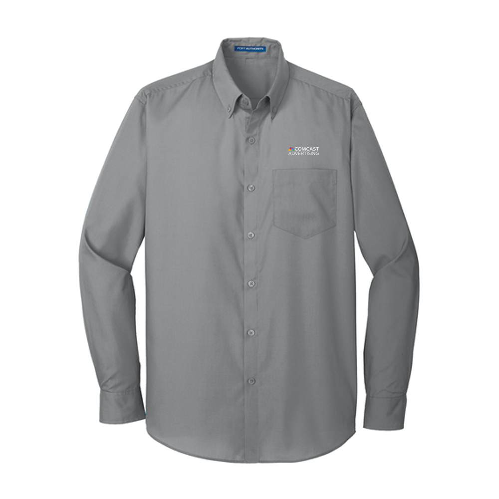 Comcast Advertising Port Authority Long Sleeve Poplin Shirt
