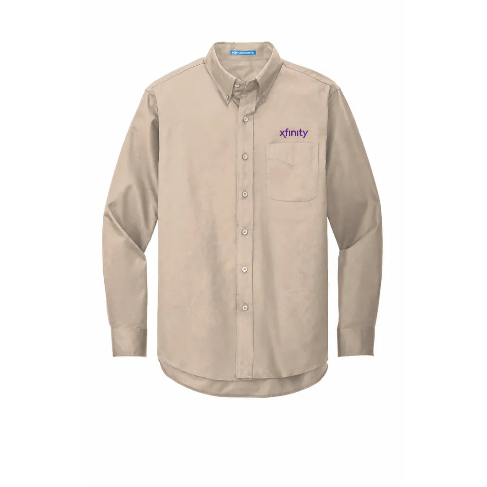 Xfinity Men's Easy-Care Poplin Shirt