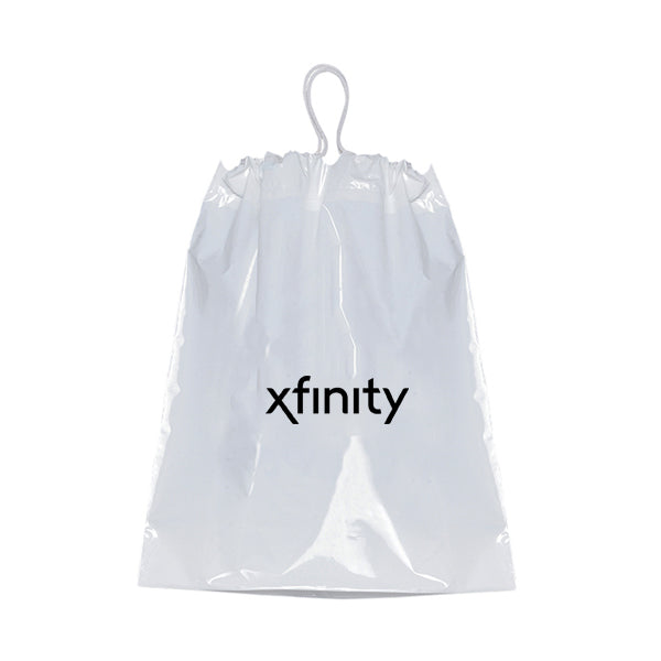 12" X 16" X 4" Bag Plastic w/Cotton Draw String