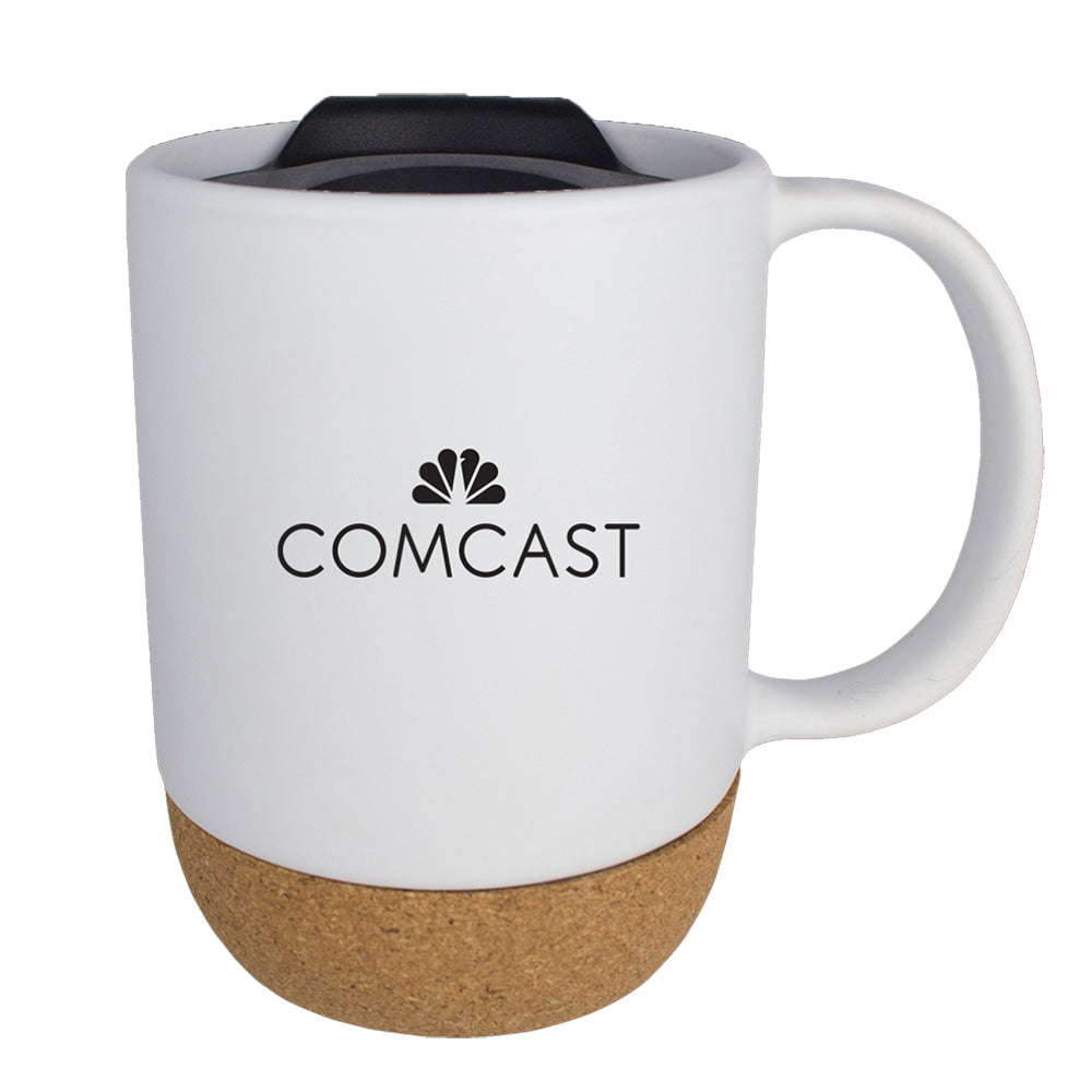 14 oz Ceramic Cork Bottom Mug